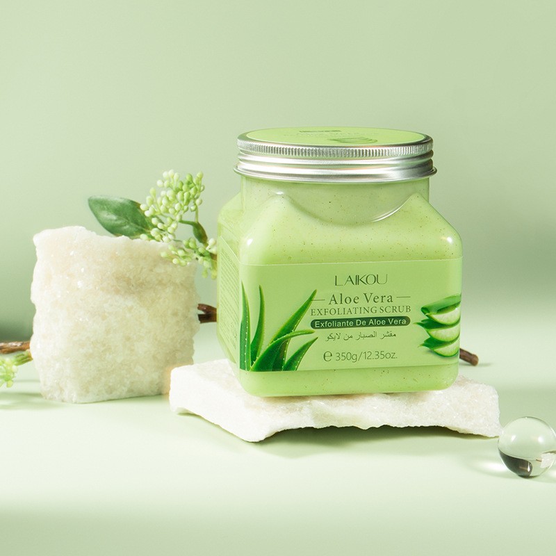 Cross-border Laicome Body Scrub 350g Pore Cleansing and keratin rejuvenation skin care products wholesale manufacturer supply Specification drawing