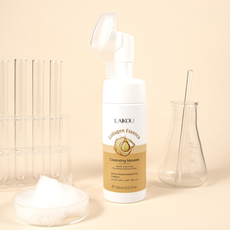 Laikou Collagen Cleansing Mousse 120ml Cleansing Cosmetics and skin care products wholesale Cross-border skin care products manufacturer full figure