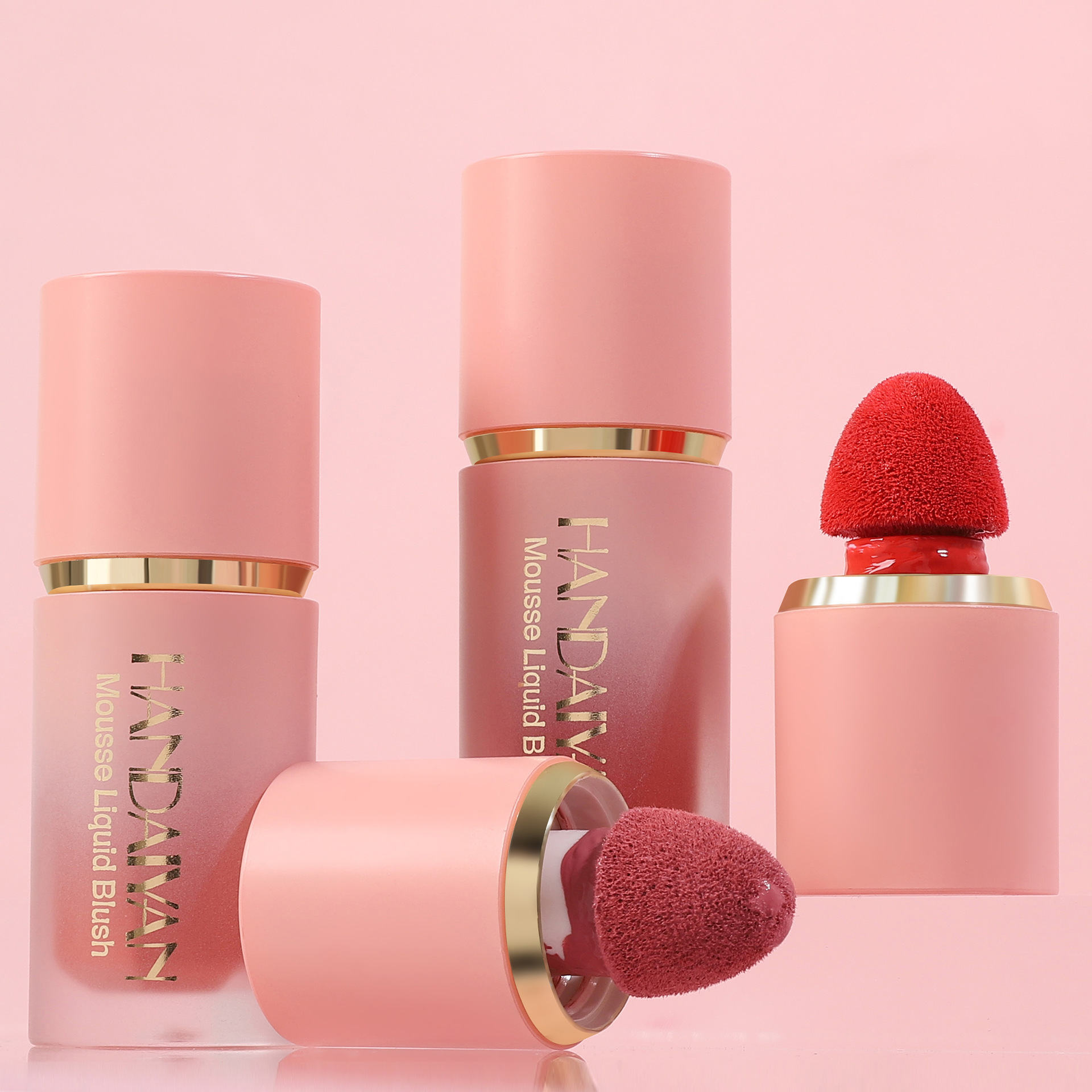 Cross-border liquid blush Contouring HANDAIYAN Natural Modification Easy to color matte Blush Liquid Blush Blush details Picture