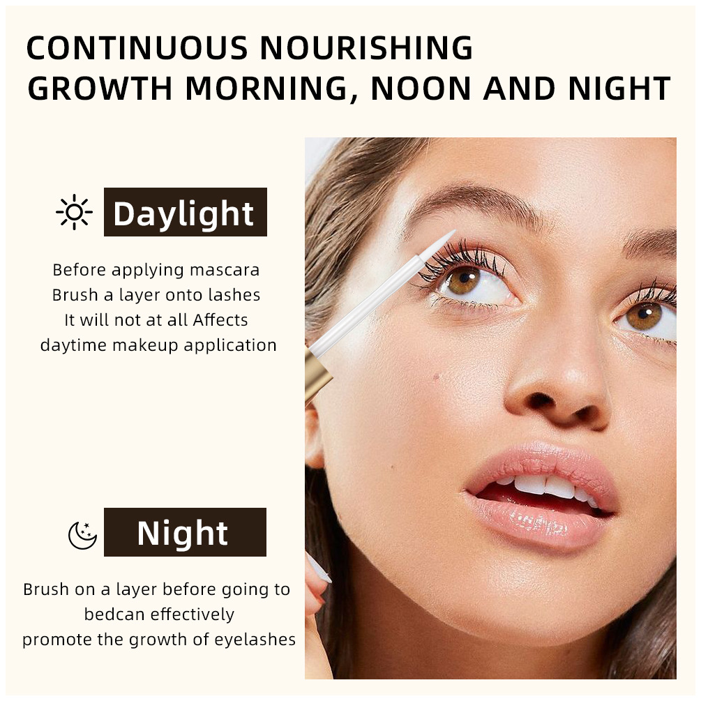 QIBEST Cross-border Best-selling Long, Thick and Curling Eyelash Care Liquid Specification drawing