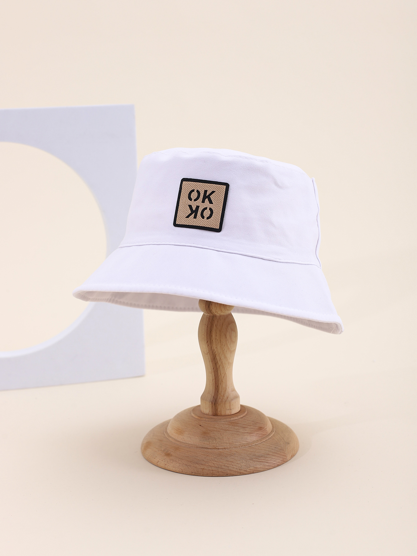 Spring and summer bestseller children 's label 🆗 One-sided fisherman hat cute cartoon classic versatile personality children' s one-sided fisherman hat with built-in drawstring on the inner side Specification drawing