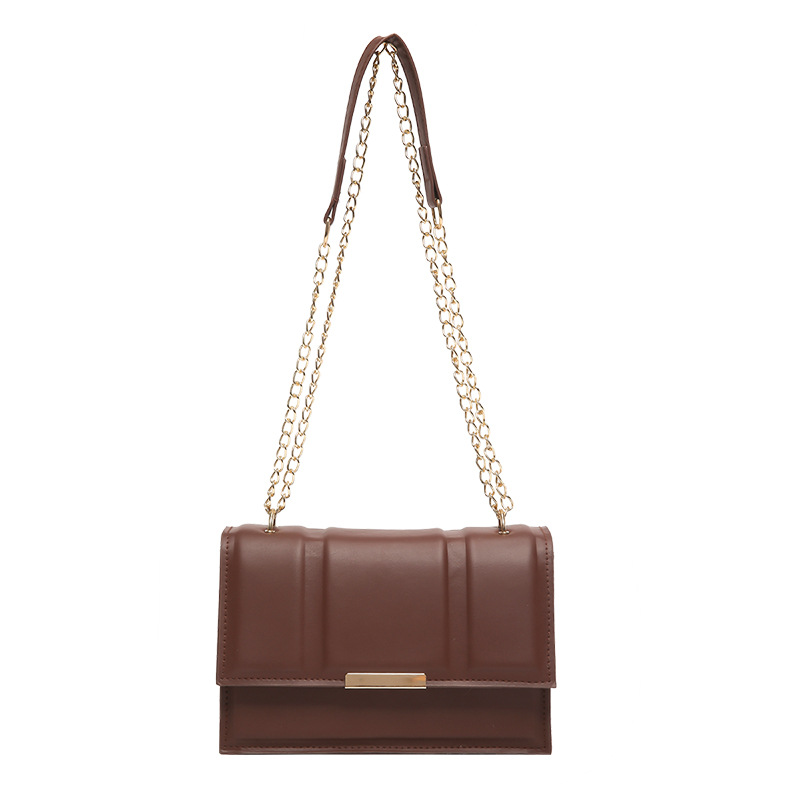 Cross-border commuting small square bag, retro chain single-shoulder bag, Korean version crossbody bag, new autumn/winter 2024 collection, women's bag Item Picture