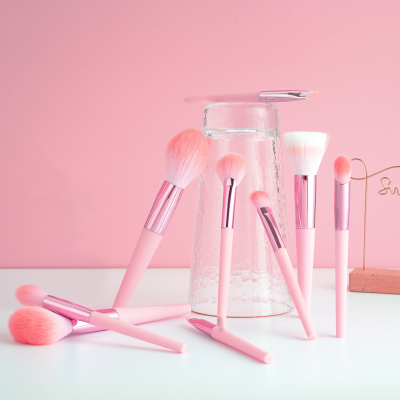 Cangzhou makeup brush set, portable loose brush, blush brush, dot color brush, soft bristle makeup set, brush, complete set of beauty tools Specification drawing