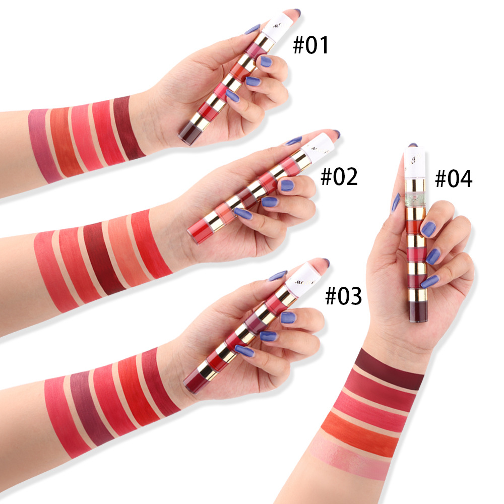 Check it out! Link Disclaimer - Exclusive for Foreign trade :CmaaDu 5-color Long-lasting Lip Gloss Application Scenario