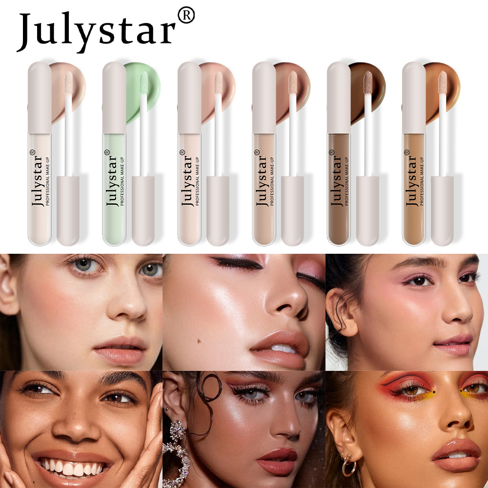 Cross Border Beauty Face Concealer Spot Concealer 6 Colors Long Lasting Natural Tattoo Concealer Eye Body Concealer Specification drawing
