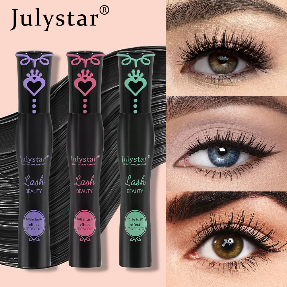 Cross-border makeup, thick and natural, curling mascara, waterproof, sweat-proof, non-smudge, long-lasting eyelash base cream, slender and long full figure