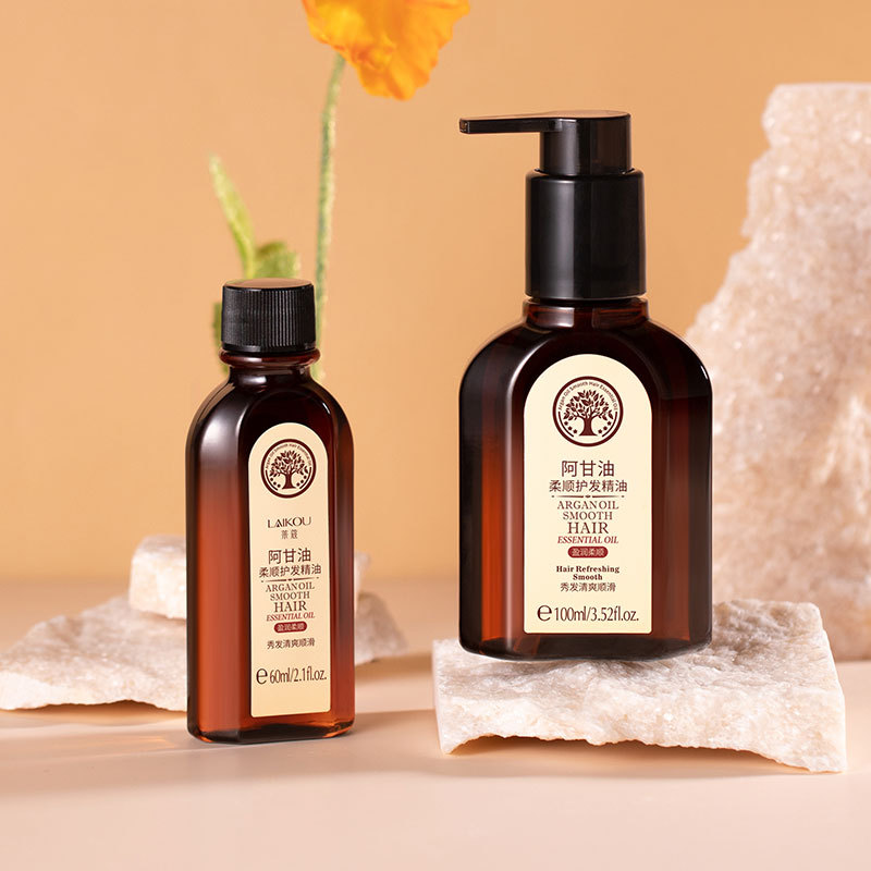 New Laikou hair Care essential oil wholesale: Smooth, frizzy, dry and radiant hair care oil manufacturer's stock available Application Scenario