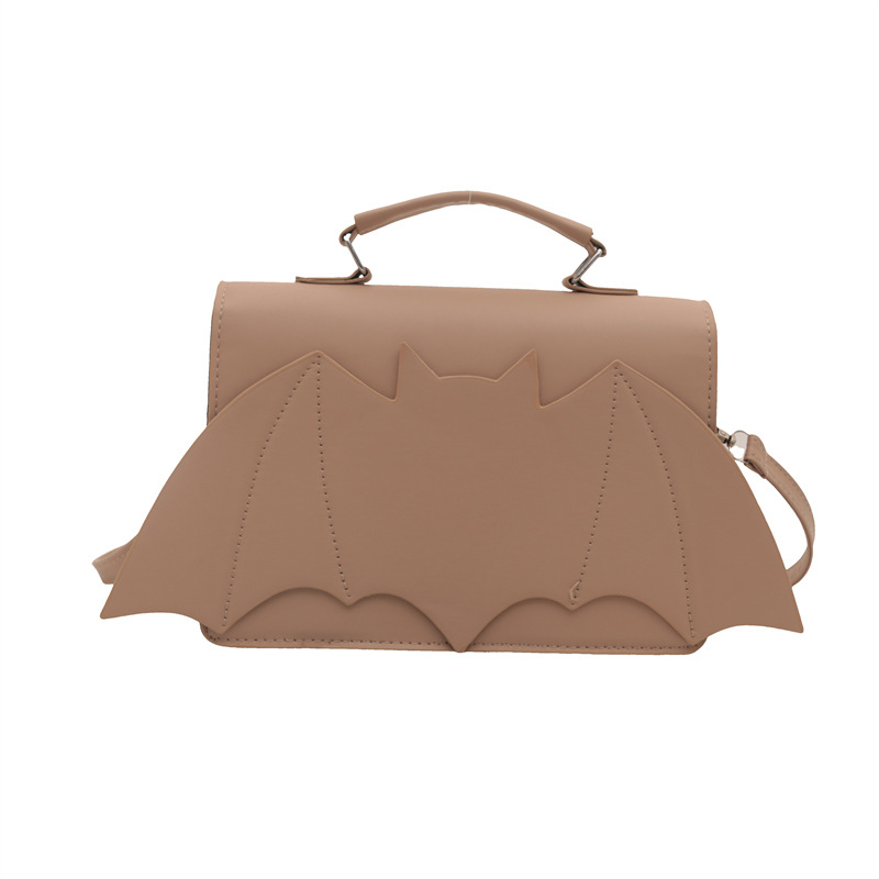 A new 2024 European and American Halloween single-shoulder bag for women, with a unique and funny bat style and a trendy crossbody bag Item Picture