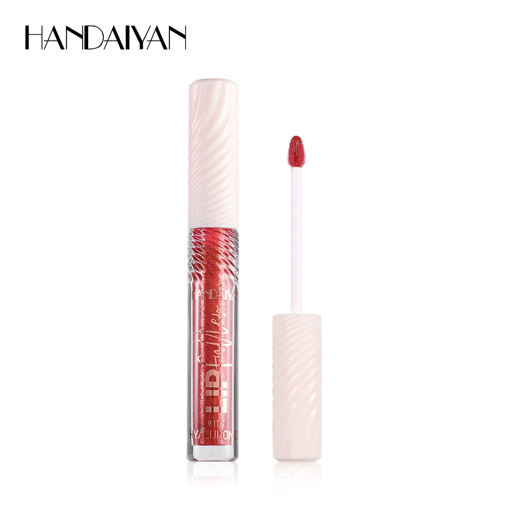 HANDAIYAN wholesale nude hyaluronic acid lip Gloss for long-lasting moisturizing and easy coloring Item Picture