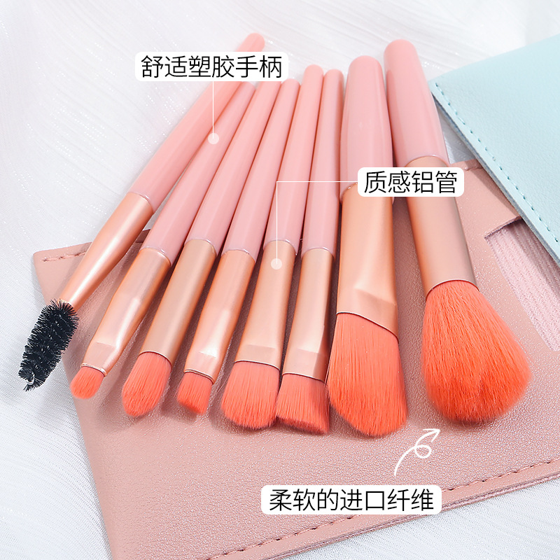 Morandi Makeup Brush set, Super soft loose powder high-gloss concealer Eyeshadow brush, Cangzhou portable set, makeup tools Application Scenario