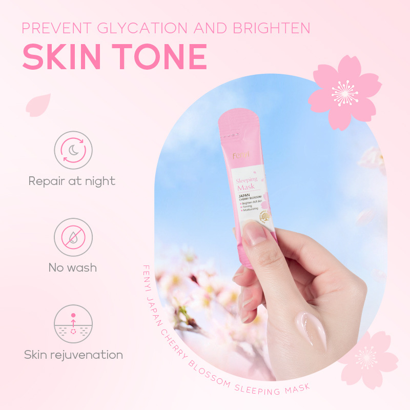 FENYI Cherry Blossom Sleep Mask Box 3g*20 Shopee AliExpress Supply manufacturer wholesale supply details Picture