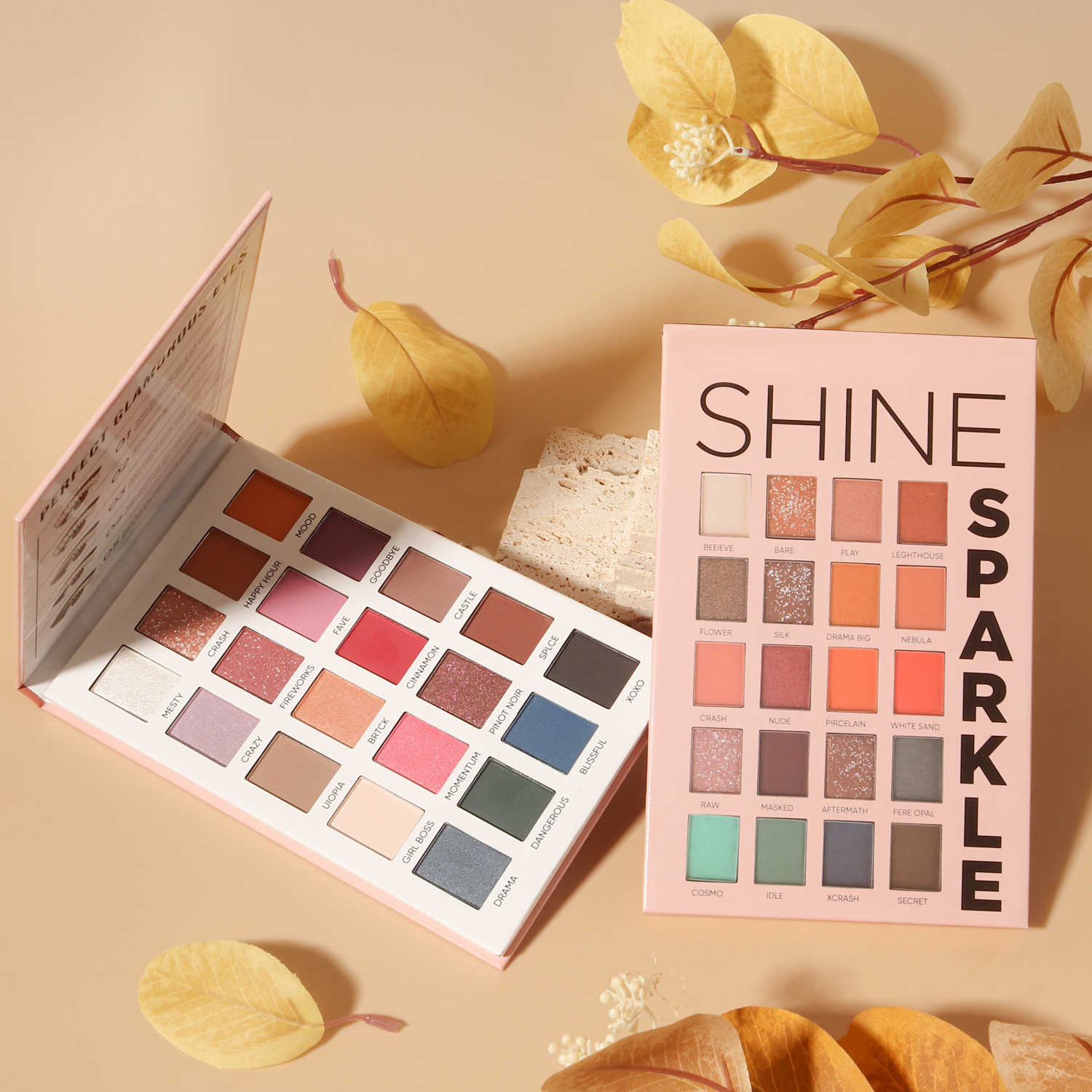MISSYOUNG Cross-border 20-color eyeshadow palette, paper eyeshadow, pearlescent eye makeup, matte eyeshadow, Amazon Application Scenario