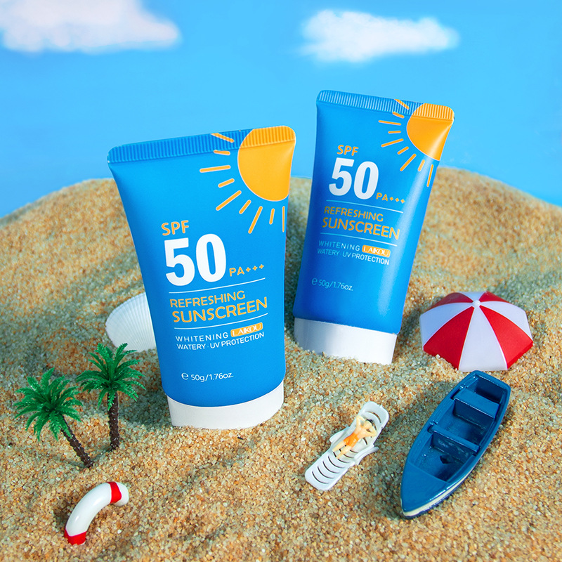 LAIKOU sunscreen50g Hydrating and Moisturizing Cosmetics and Skin care Products Cross-border wholesale full figure