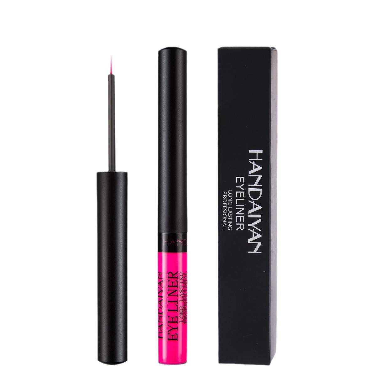 Cross-border eyeliner pen 42-color HANDAIYAN Eyeliner, waterproof, long-lasting, non-smudging, matte colored eyeliner liquid pen Item Picture