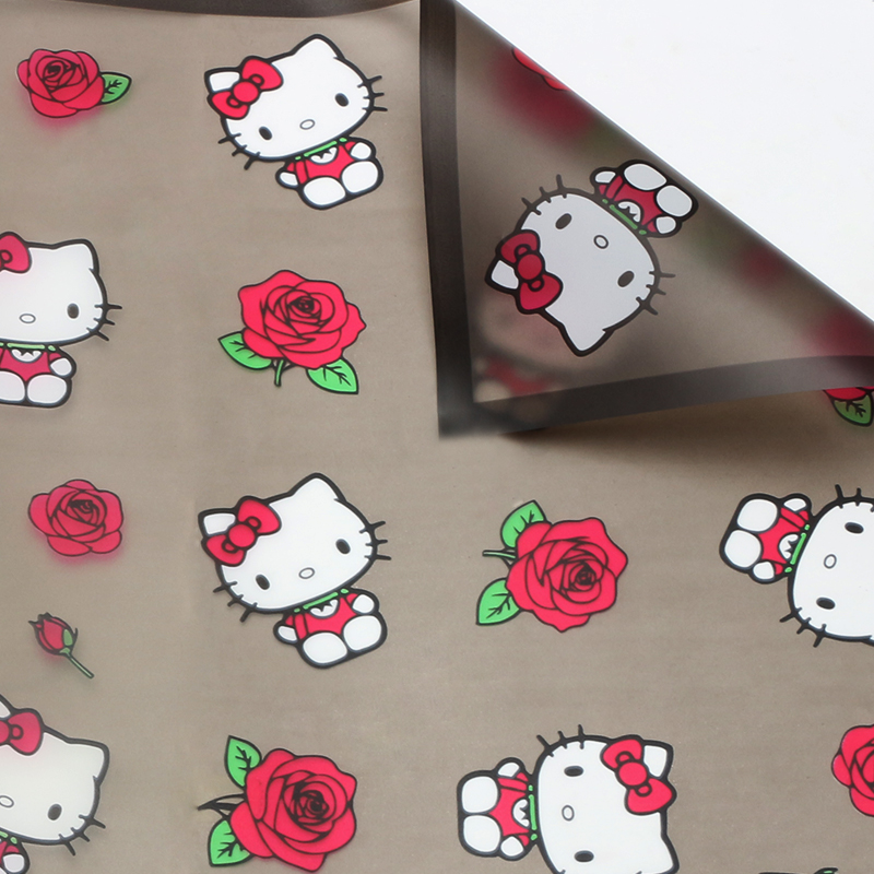 High-end rose kt fresh flower packaging, Ouya paper, light luxury plastic film, high-end gift, luxury waterproof flower bouquet wrapping, flower paper for foreign trade wholesale pic 4