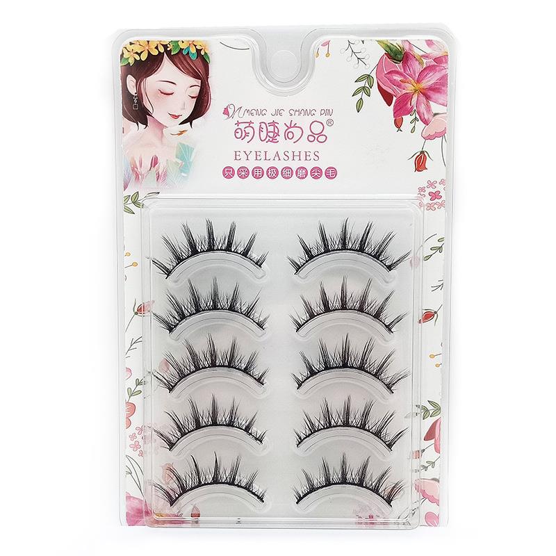 Japanese manga Barbie false eyelashes one-piece cosplay false eyelashes, European and American hard-hit natural style fairy-like hair without makeup A02 Item Picture