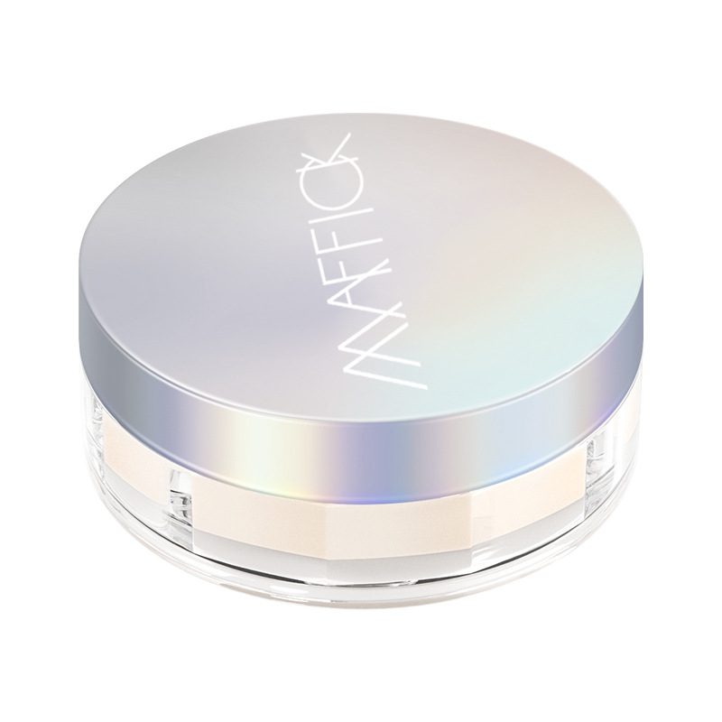 MAFFICK's refreshing and soft setting powder is waterproof, sweat-proof, long-lasting and does not smudge. It is an oil-control and concealer powder compact for students Item Picture