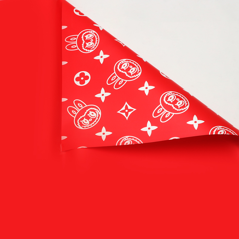  大牌LBB鲜花包装欧雅纸轻奢塑料膜高级感礼物奢侈品防水花束包花纸外贸批发详情6