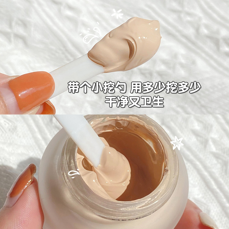 NOVO Foundation provides concealer, moisture retention, long-lasting makeup without smudge, water resistance, sweat resistance, oil control, dry skin, light cream skin foundation Application Scenario