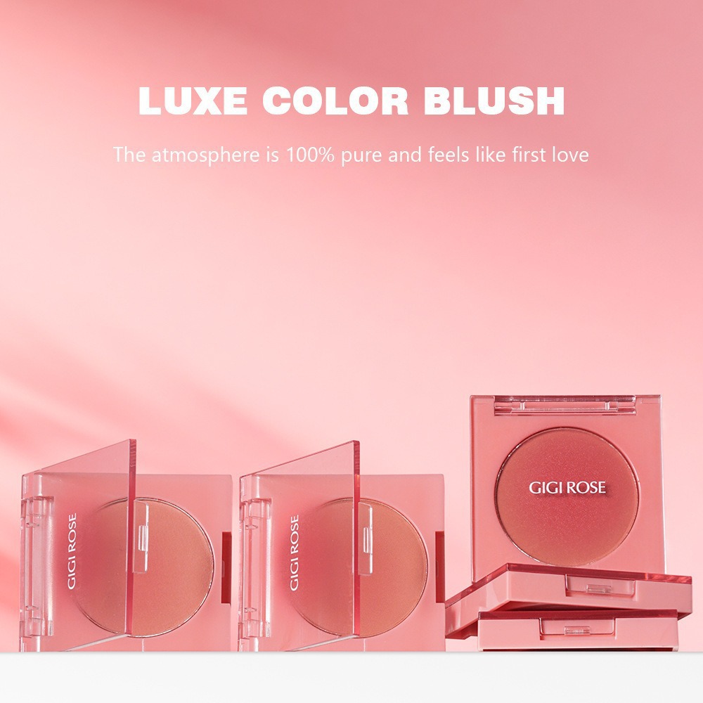 GIGIROSE Blush 2024 New Style Swelling Peach Brightening Blush Contouring Student Affordable Single Color Natural Nude full figure