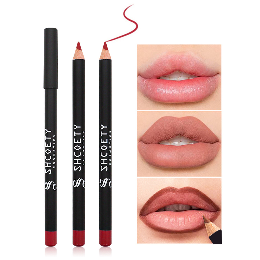 Customized lip liner pens, cross-border ODM/OEM, waterproof and non-fading lip liner pens, OEM and private label makeup factory details Picture