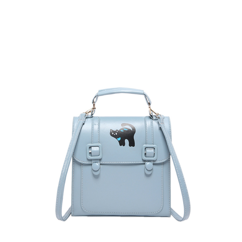 A new 2024 French retro backpack for women, a trendy and versatile single-shoulder bag with a large capacity for commuting Item Picture