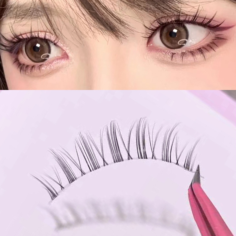 Mengjie Shangpin Transparent stem charming natural elf style eyelashes Natural simulation soft and comfortable false eyelashes Application Scenario