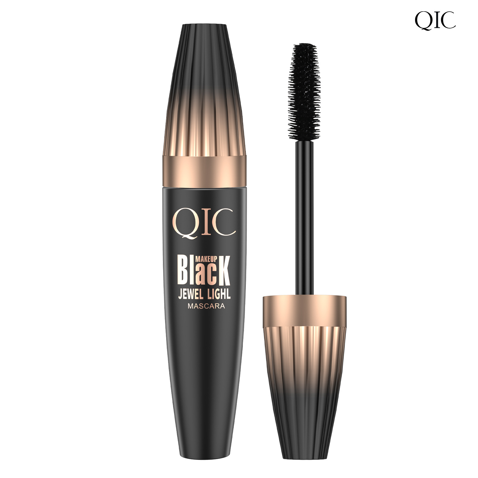QIC Cini Color Plump 4D Mascara is a long, thick, curling, non-smudging, waterproof Mascara for cross-border makeup Item Picture