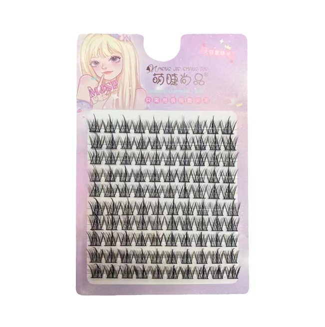 Beauty tools: Mengjie Shangpin, a lazy person's trilogy, false eyelashes, hybrid false natural comics, light and natural eyelashes Item Picture