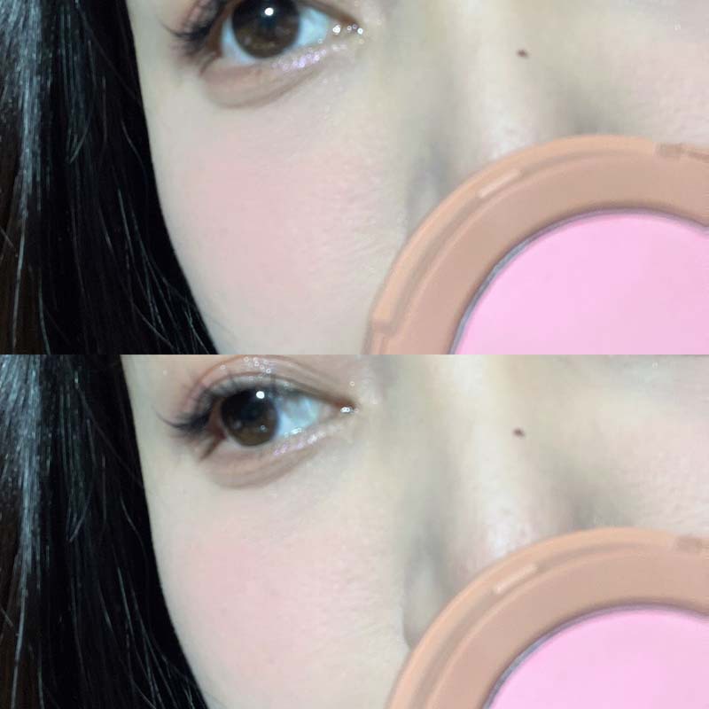 HERORANGE Cream Powder Blush Low Saturation pseudo-natural monochrome plate Peach Orange soft matte natural girl Application Scenario