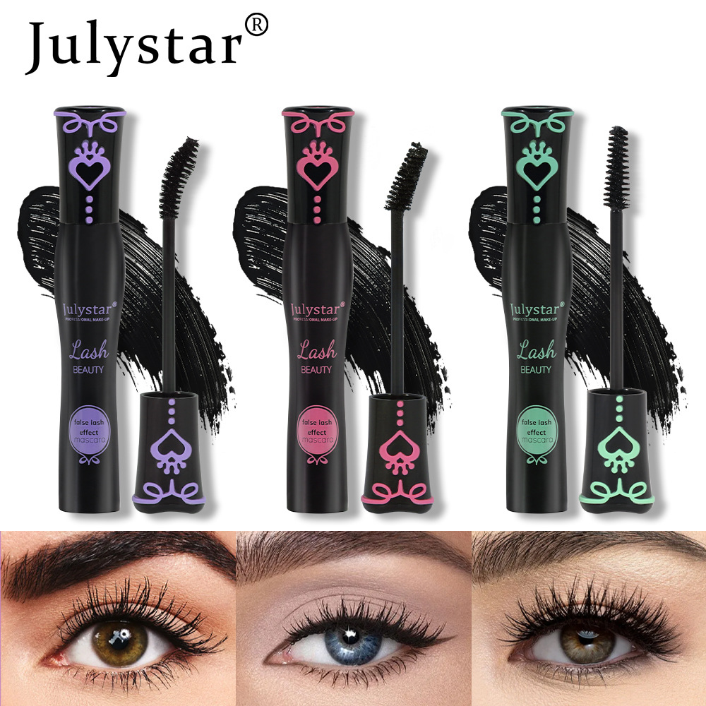 Cross-border makeup, thick and natural, curling mascara, waterproof, sweat-proof, non-smudge, long-lasting eyelash base cream, slender and long details Picture