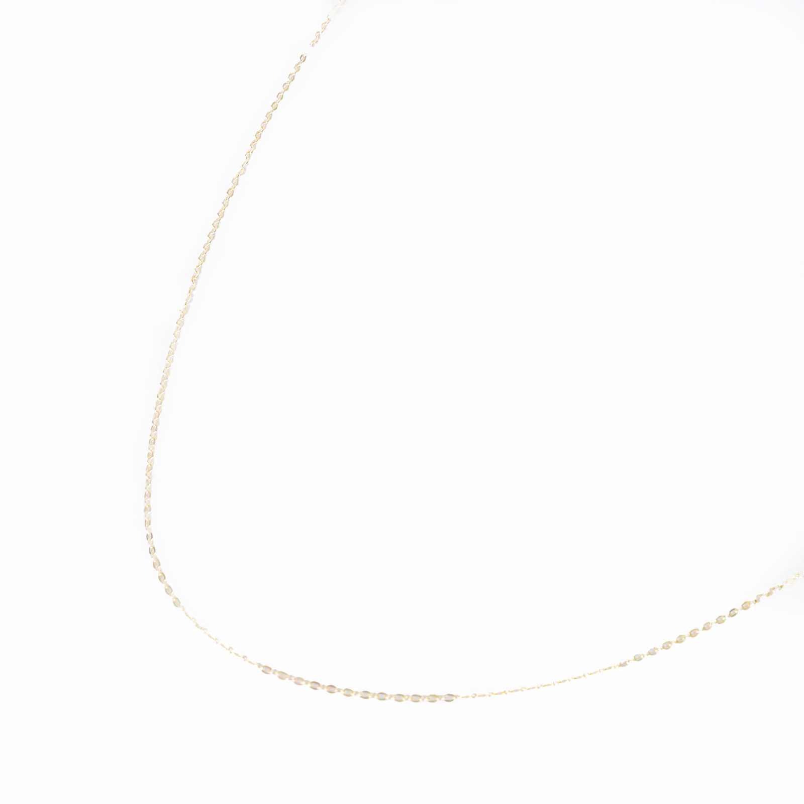 s925 sterling silver universal necklace for women, with adjustable pearl Chopard needle-style box chain