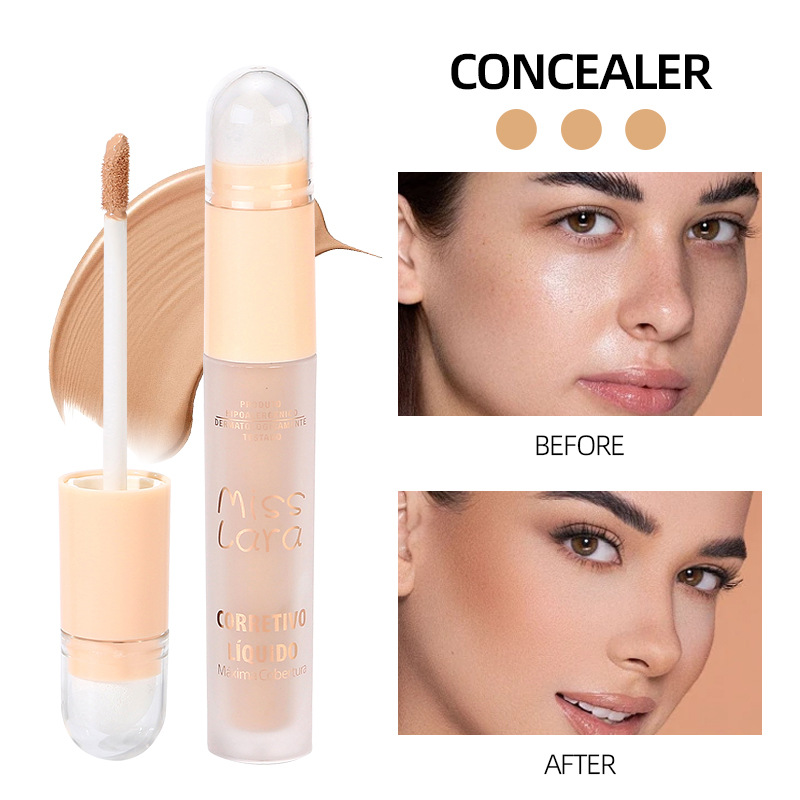 MISS LARA Three-color Contouring Liquid for Contouring Nasal Shadows, highlighting and brightening shadows, Natural liquid Contouring liquid full figure