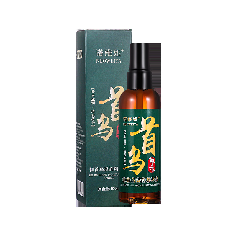 Noviya Polygonum multiflorum Essence Herbal Strong, Anti-breakage, Anti-graying Hair, Middle-aged and Elderly Hair Care Liquid, Scalp care Item Picture