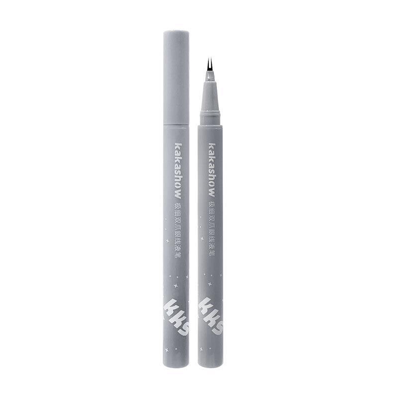 KAKASHOW's double-clawed eyeliner liquid pen is extremely fine, naturally lowering eyelashes, waterproof and sweat-proof, and won't smudge lazy eyeliner Item Picture