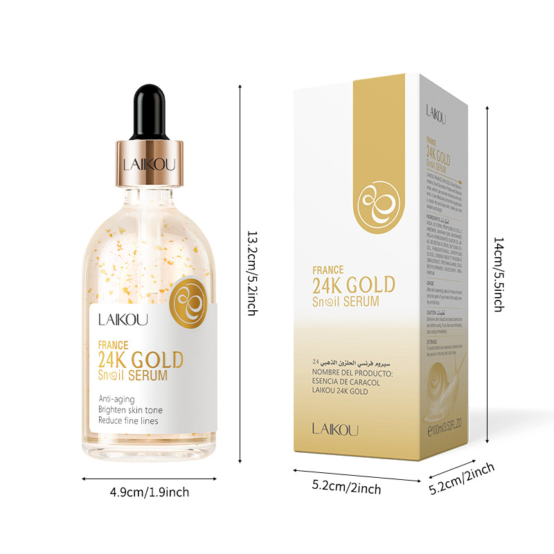 Cross-border Laicome French 24k Gold Snail Essence 100ml Moisturizing Skin Care products Wholesale manufacturer in stock Item Picture