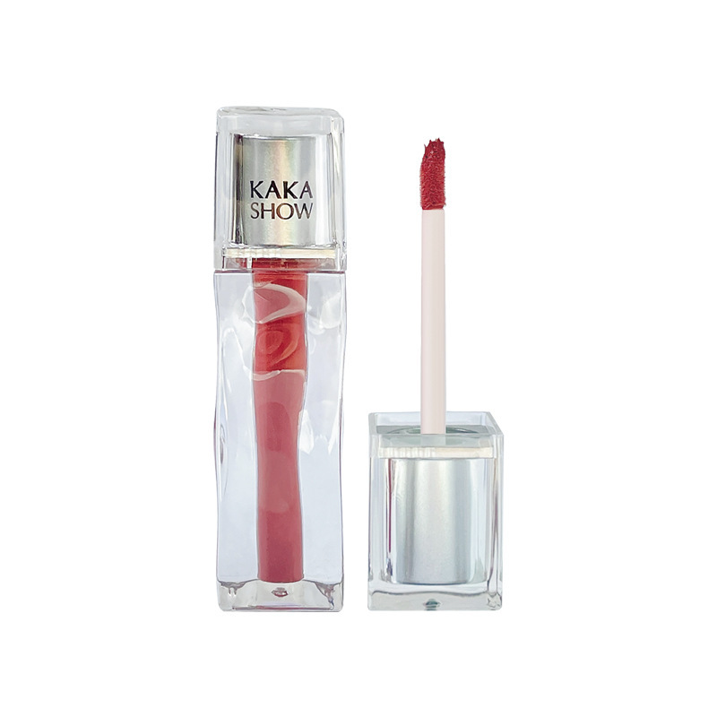 kakashow Transparent Water Mirror Lip Gloss is a clear and moisturizing matte lip gloss for students at an affordable price Item Picture