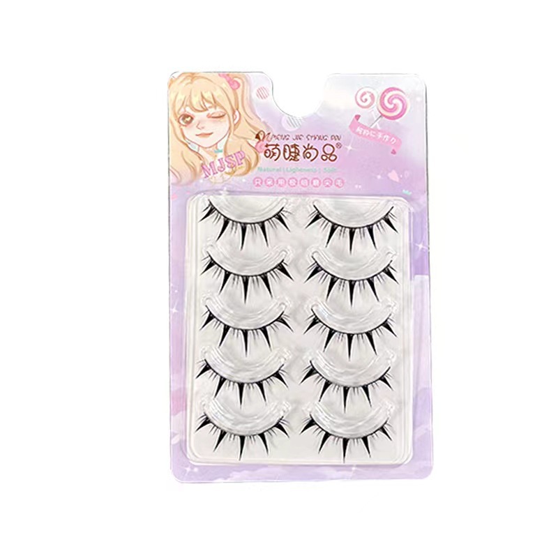 Mengjie Shangpin's comic style thick Barbie one-piece false eyelashes naturally simulate the entire eyelash of a beginner's eye Item Picture
