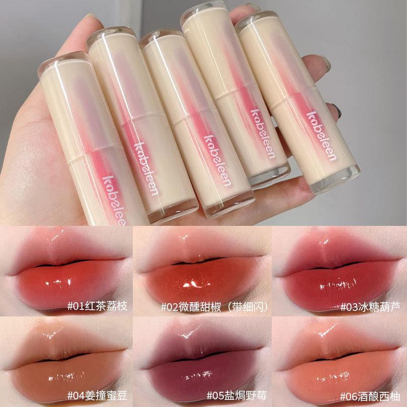 kobeleen Hydrating Lip Balm is an affordable and niche nude lipstick for students that moisturizes and hydrates the skin without makeup and makes it fairer details Picture