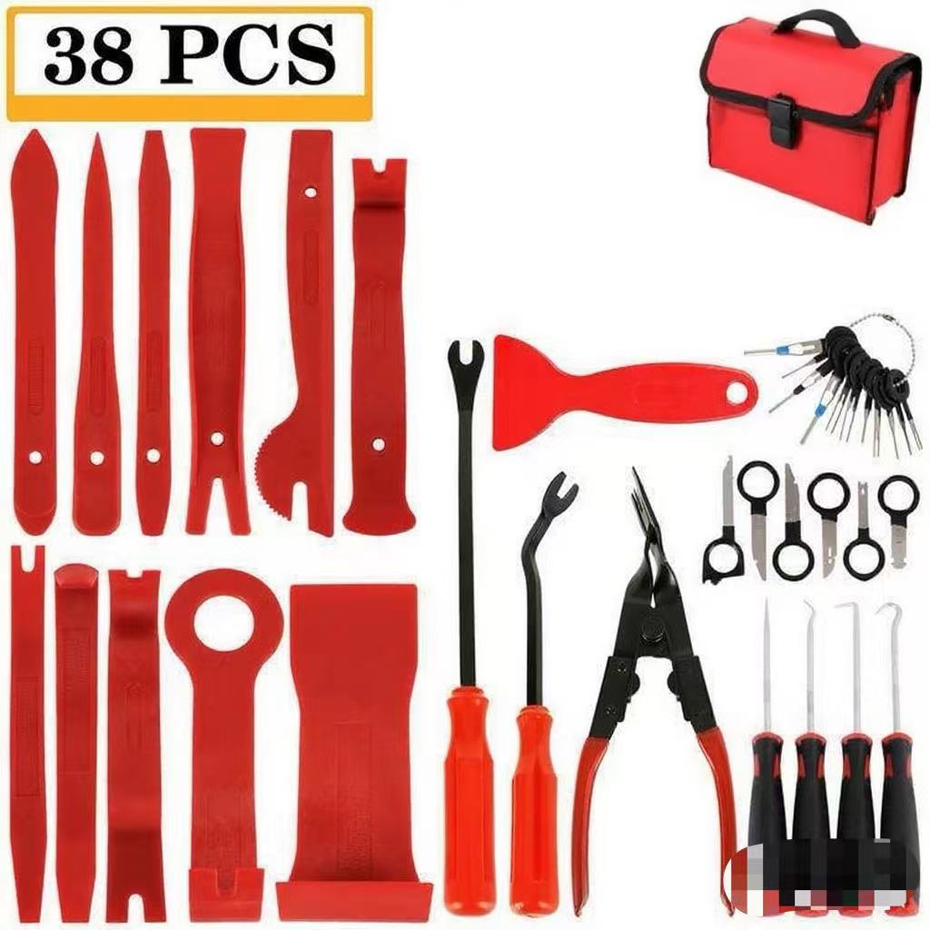 伟海胜维修设备汽车音响拆装维修工具19pcs30pcs38pcs帆布袋装起子工具包细节图