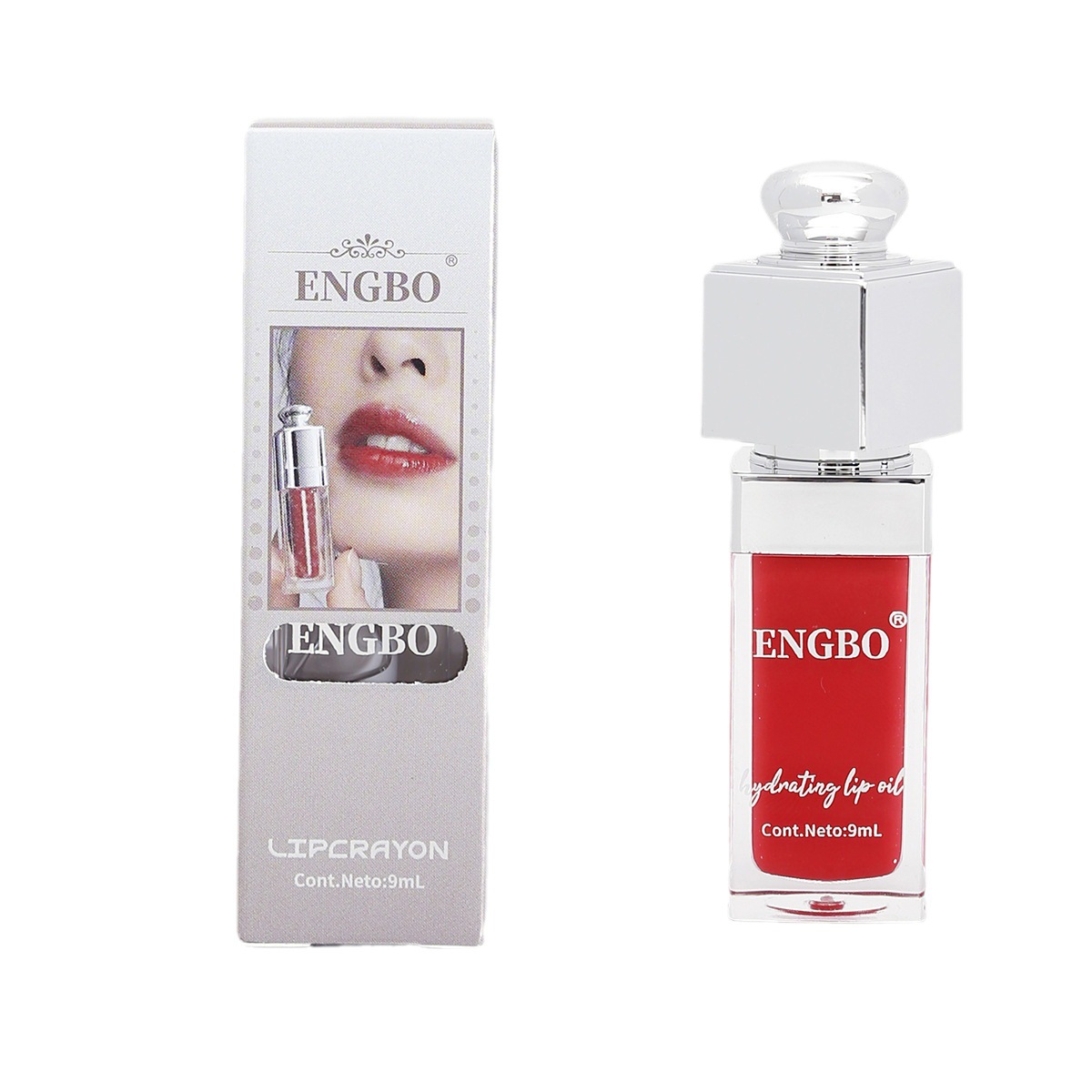 ENGBO's new export products: Moisturizing and lustrous lip Gloss, coloring lip Oil, Bright and Plump Lip Shape, cross-border lip care oil Item Picture