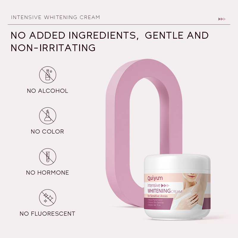 Cross-border QUIYUM Armpit Cream 30g Hydrating and moisturizing topical hydrating cream skin care product manufacturer wholesale and consignment Specification drawing