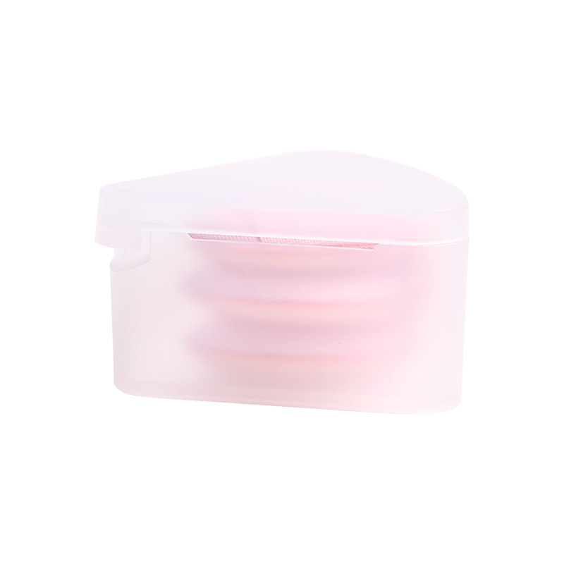 Thumb powder puff, fingertip cushion, loose powder, setting, concealing, finger pad details, mini mini slipper powder puff Item Picture