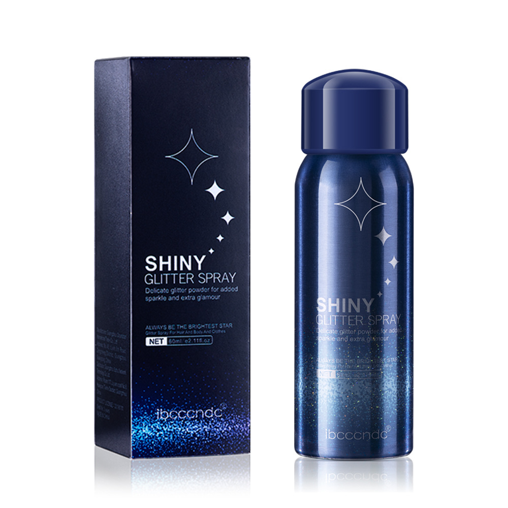 ibcccndc Glitter Spray 60ml Nightclub Party Body Starry Sky Glitter Spray Stage Makeup Item Picture