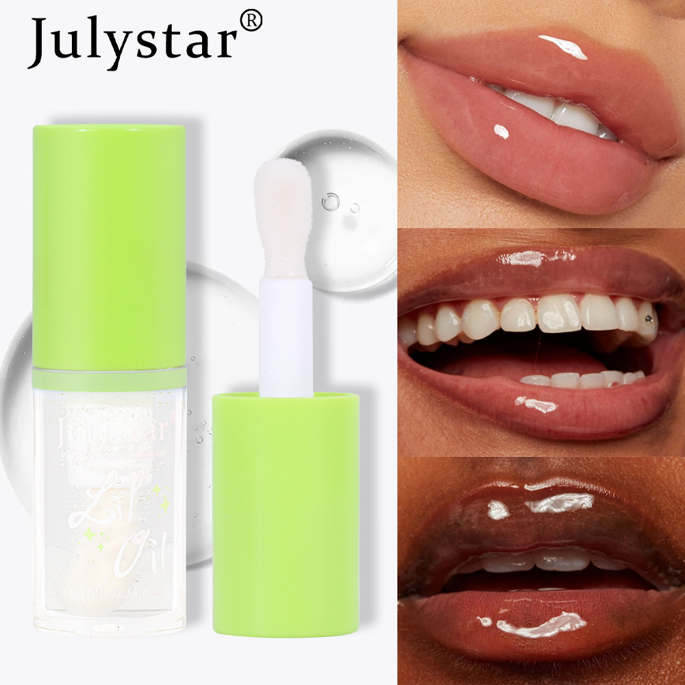 Cross-border beauty products: Long-lasting Moisturizing, transparent and radiant lip oil, nourishing plump lips, Fruit-flavored mirror lip gloss, wholesale for export details Picture
