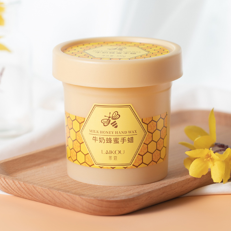 The manufacturer offers one-piece delivery of brand-new packaged Laicome honey hand wax 300g large bottle hydrating, moisturizing and nourishing hand mask full figure