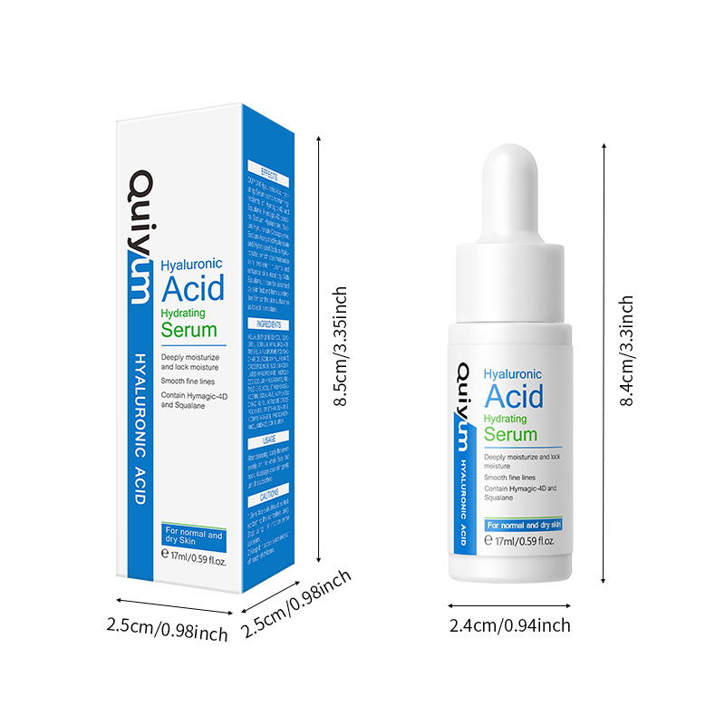 Cross-border QUIYUM Hyaluronic acid Essence, 17ml Hydrating, Moisturizing and Brightening Essence, factory wholesale in stock Item Picture