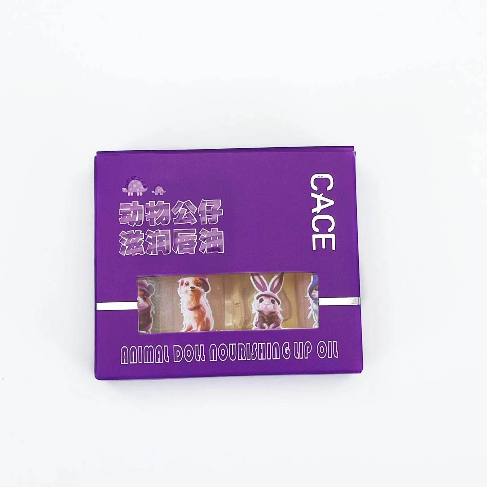 CACE Animal Doll Lip Oil Moisturizes and hydrates, nourishing lip lotion protects lips, reduces lip lines, and makes lips plump. Cross-border wholesale Item Picture