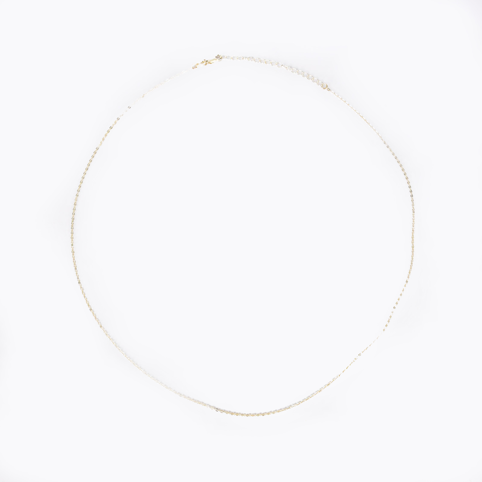 s925 sterling silver universal necklace for women, with adjustable pearl Chopard needle-style box chain Item Picture