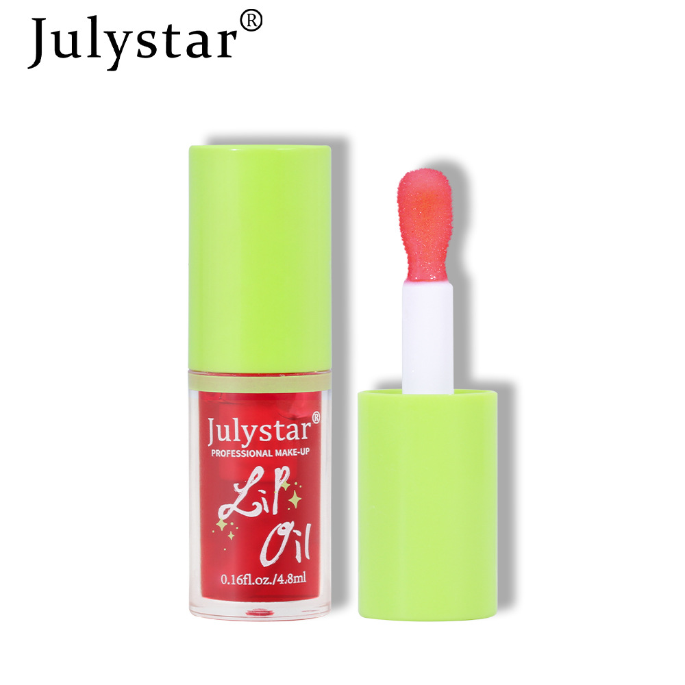 Cross-border beauty products: Long-lasting Moisturizing, transparent and radiant lip oil, nourishing plump lips, Fruit-flavored mirror lip gloss, wholesale for export Item Picture